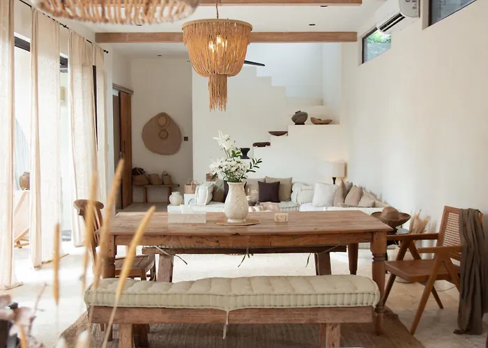 アパート Bella - Stylish 3-bedroom Oasis With Mediterranean Charm チャングー